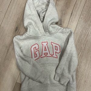 GAP Gray Hoodie Sweatshirt with Logo